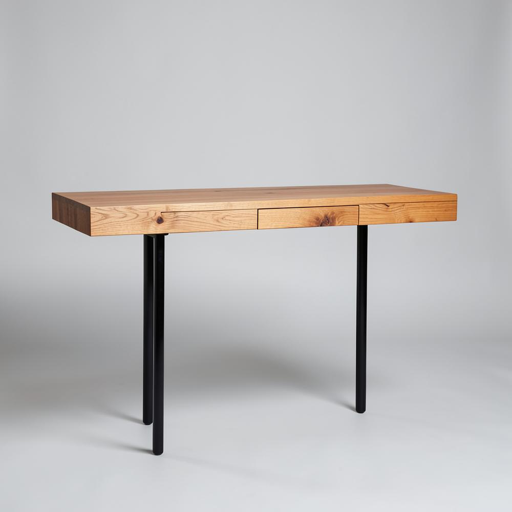 Linear Oak Console Table